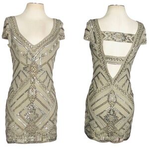 Parker Elijah Beaded Dress